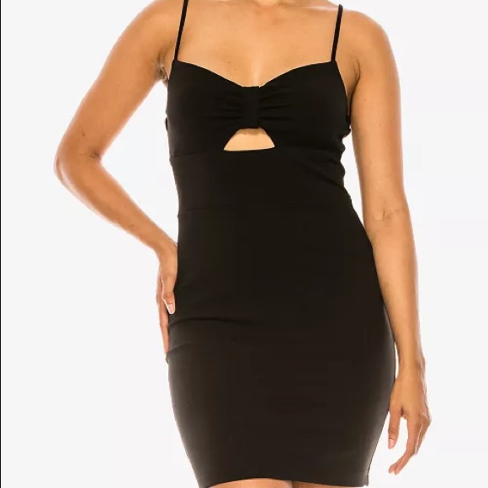 B Darlin Little black dress Juniors' Cutout Bodycon Dress size 13/14